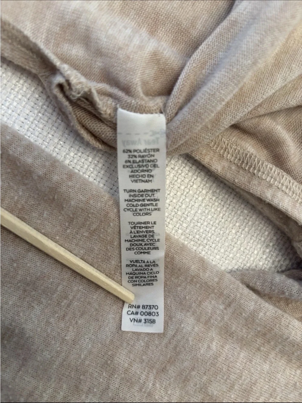 Alo Yoga Glimpse Women's S Beige Long Sleeve Side Slit Crew Neck Sweatshirt Top